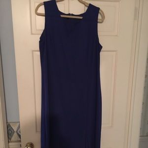 Talbots Royal Blue Sleeveless Dress